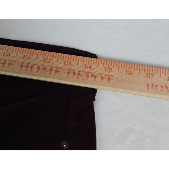 AG Adriano Goldschmied Women’s Burgundy Corduroy Super Skinny Jeans Sizez 27 - Picture 6 of 14